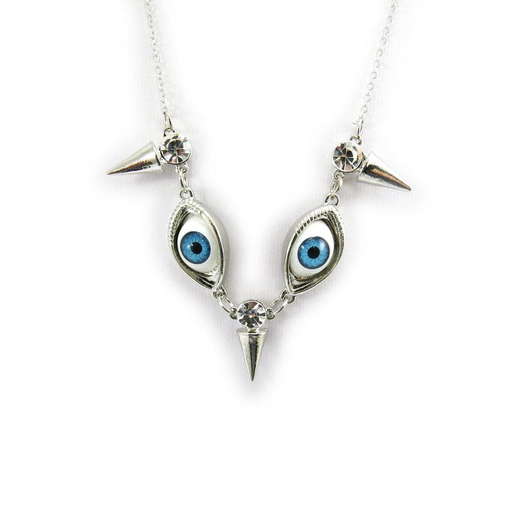 Les Trésors De Lily [L6444] - Turquoise 'Eye of Fatima' Designer Necklace