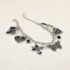 Goth Skull Hand Chain With Cartoon Style Alloy Drop Jewelry For Men Women Gift Item