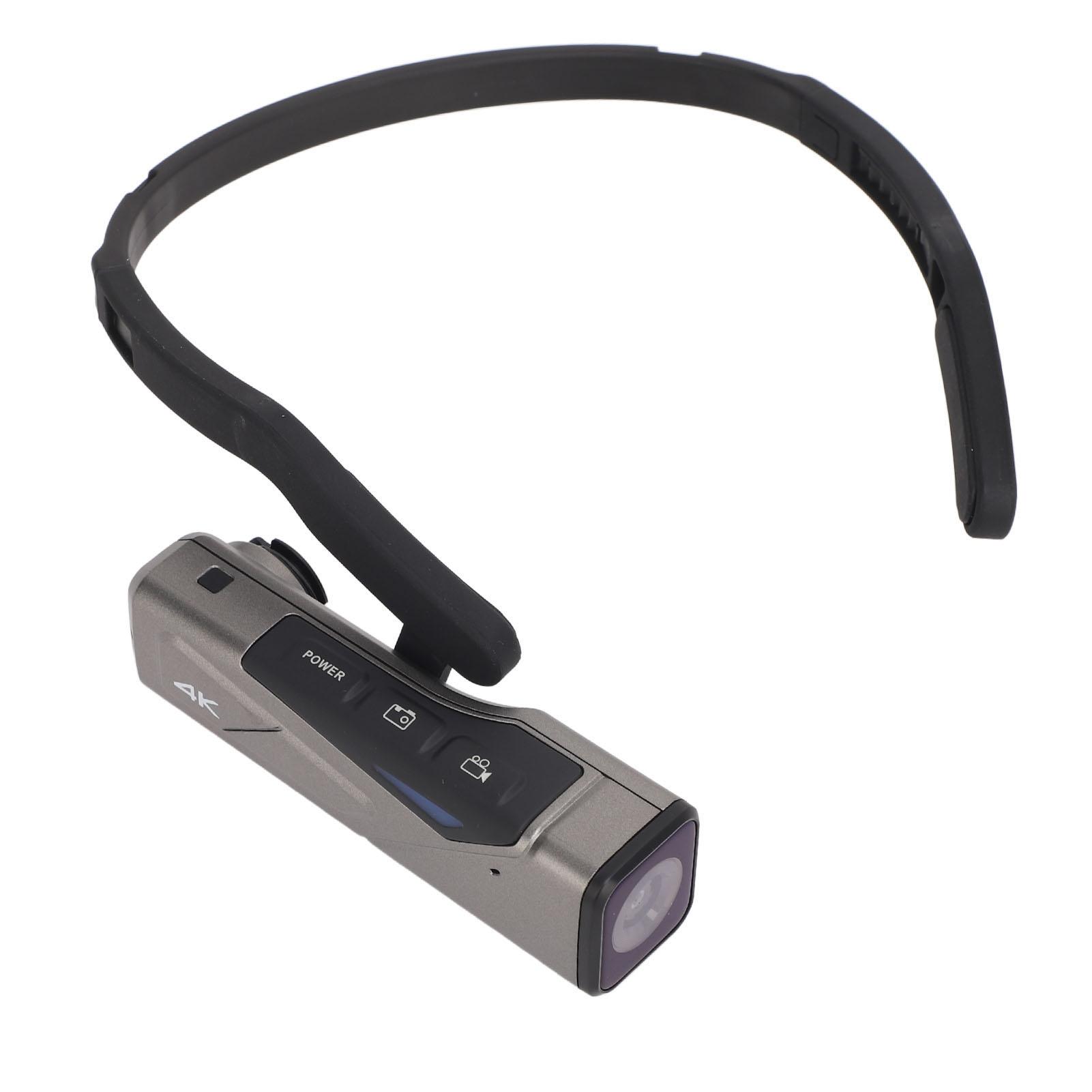 

4K Відеокамера WiFi Камера, що кріпиться на голову 20 МП Автофокус Стабілізатор із захистом від тремтіння Вільні руки Носимий Влог