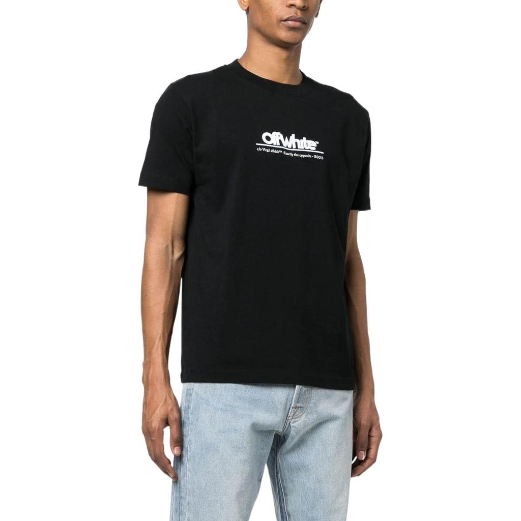 OFF WHITE Chunky Logo Embroidered Tee OMAA027S23JER0081001