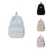 Simple College Backpack With Breathable Air Cushion Straps For High School Students