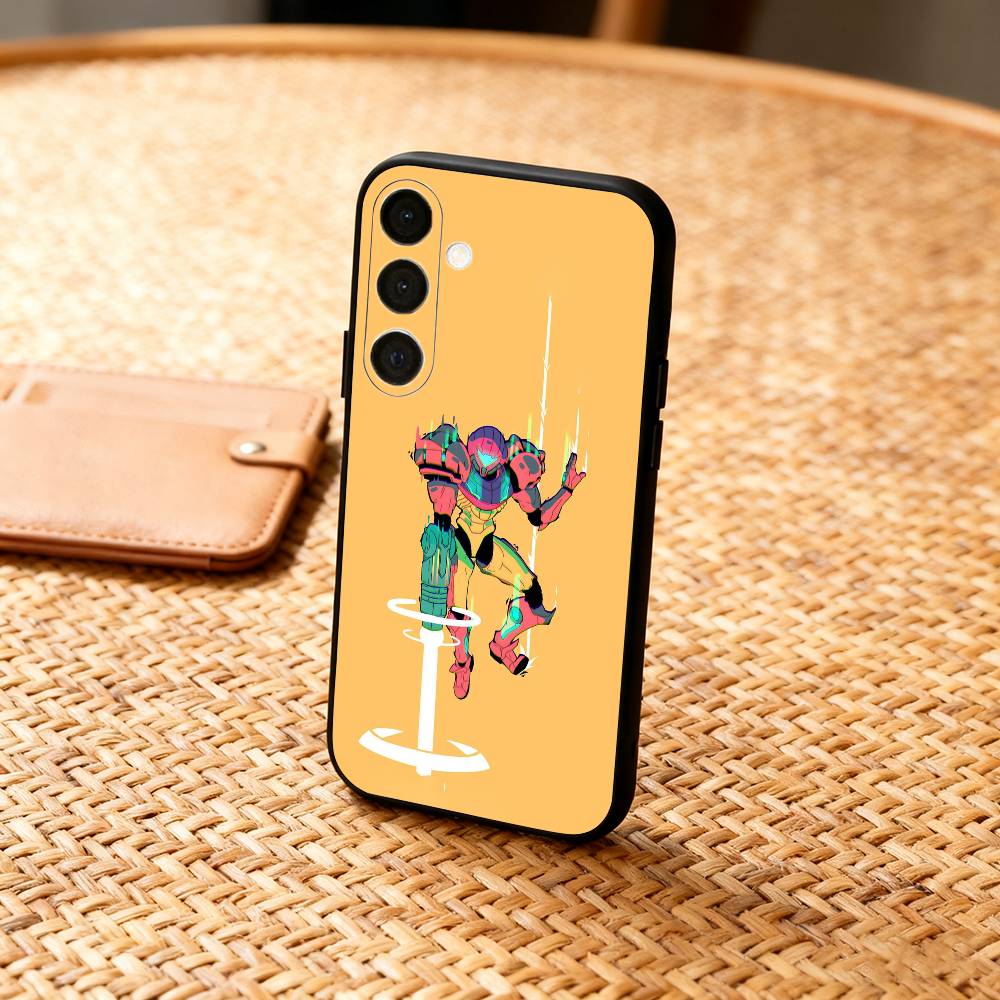 Game M-Metroid D-Dread Phone Case For Samsung  A73,72,71,A52,51,40,41,A22,A32,31,A13, Soft Black Shell