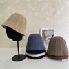 Toamnă și iarnă căciulă tricotată de pescar pentru femei, nouă, versatilă, pentru față mică, versatilă, la modă, casual, pălărie bucket