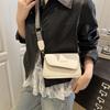 Summer Retro Fashion Trend Wide Shoulder Strap Versatile Casual Small Square Bag Shoulder Messenger Bag Women's Bag