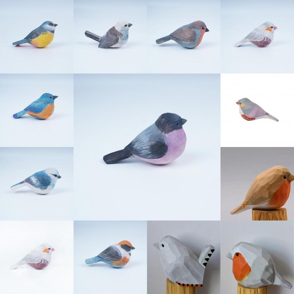 Holz Vogel Dekoration Mit Natürlicher Oberfläche Für Büro Und Zuhause Geschenkideen