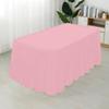 Colorful Thickened Waterproof Disposable Table Skirt Set for Birthdays, Parties, and Weddings