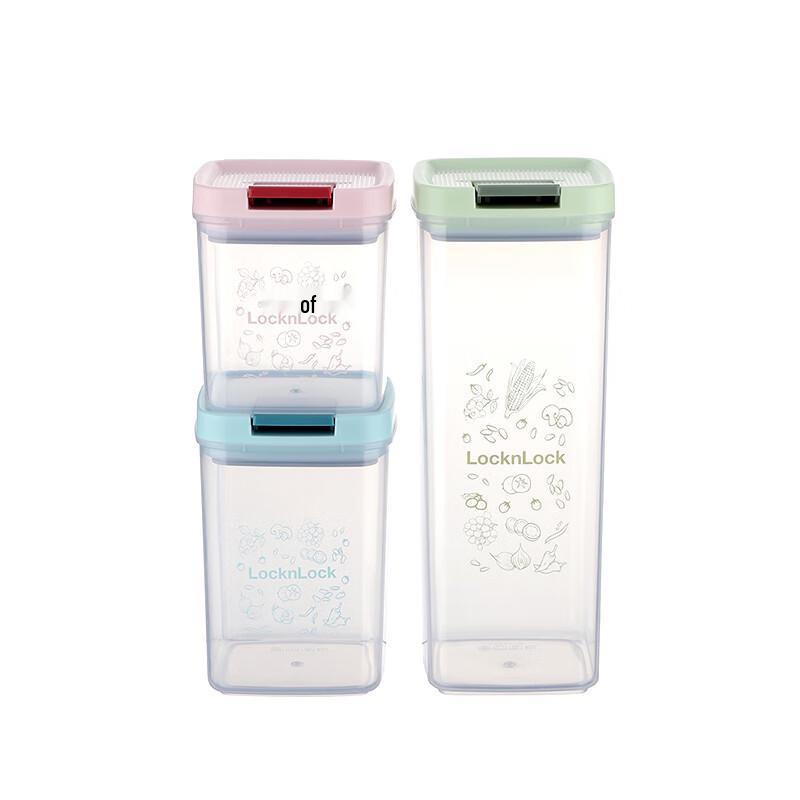 LocknLock Plastic Airtight Food Storage Container Set