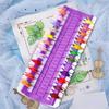 50 Positions Cross Stitch Embroidery Thread Storage Rack Portable Embroidery Shelf Thread Organizer for Sewing Accessory