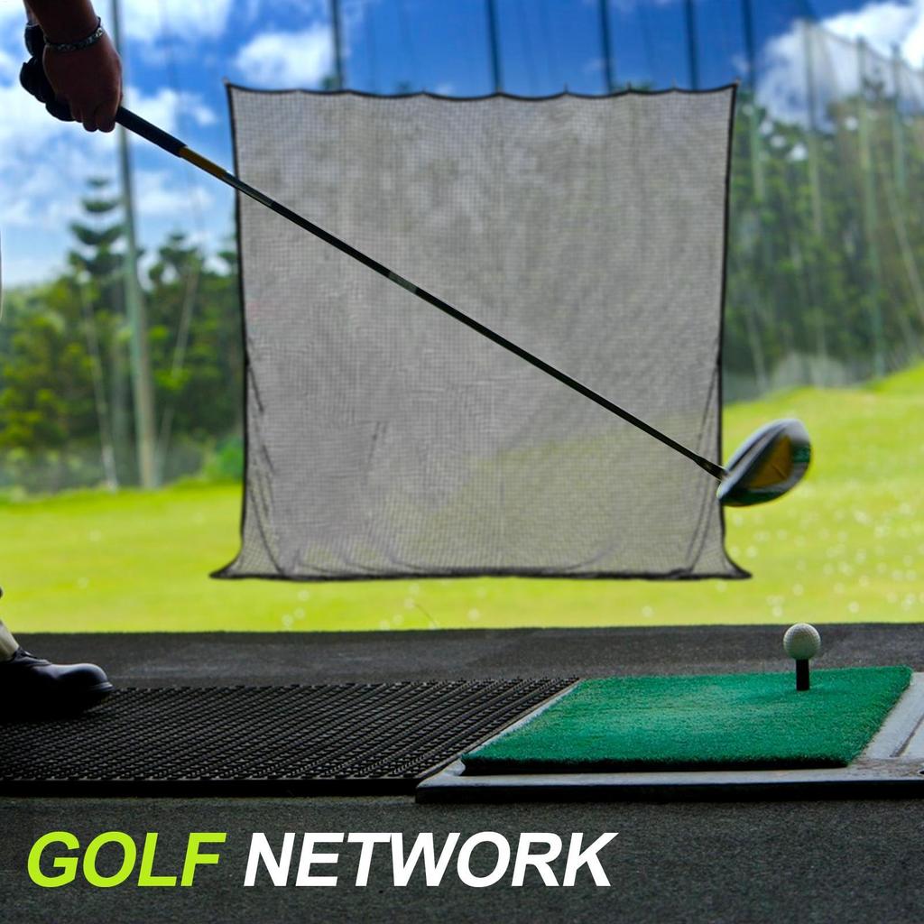 Golf Net For Hitting 3x3m Golf Swing Practice Netting Ball Sports Trainer Aid Indoor Outdoor Exercise For Garage Garden Lawn