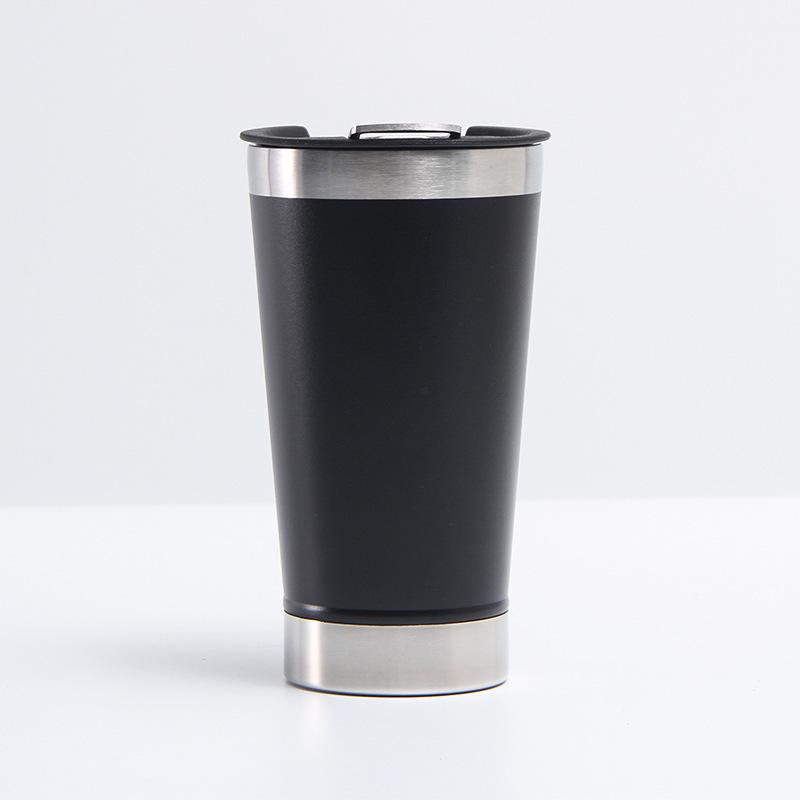 Stainless Vacuum Insulated Cup Double Wall Beer Mug Bottle Opener Car Coffee Cup Portable Travel Tumbler Hot/Cold Drinkware Cup