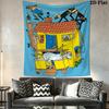 Pippi Longstocking  POSTER Wall Tapestry Aesthetic Wall Hanging Printed Fabric Blanket Decorative Tapestries for Bedroom Living Room Home Decor