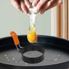 2PC Iron Spray Non-stick Omelette Round Omelet Omelet Ring Pancake Maker With Brush