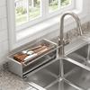 Stainless Steel Chopsticks Storage Rack Large Capacity Chopstick Cage Spoon Storage Box  Bathroom