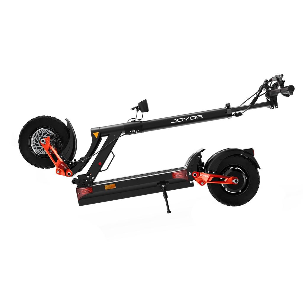 Trotinetă Electrică Pliabilă JOYOR T10 pentru Adulți Motor Dublu 1000W Baterie 60V18Ah E-scooter Viteză Maximă 60km/h & Autonomie 75km Roată Off-Road 10" E-scooter cu NFC