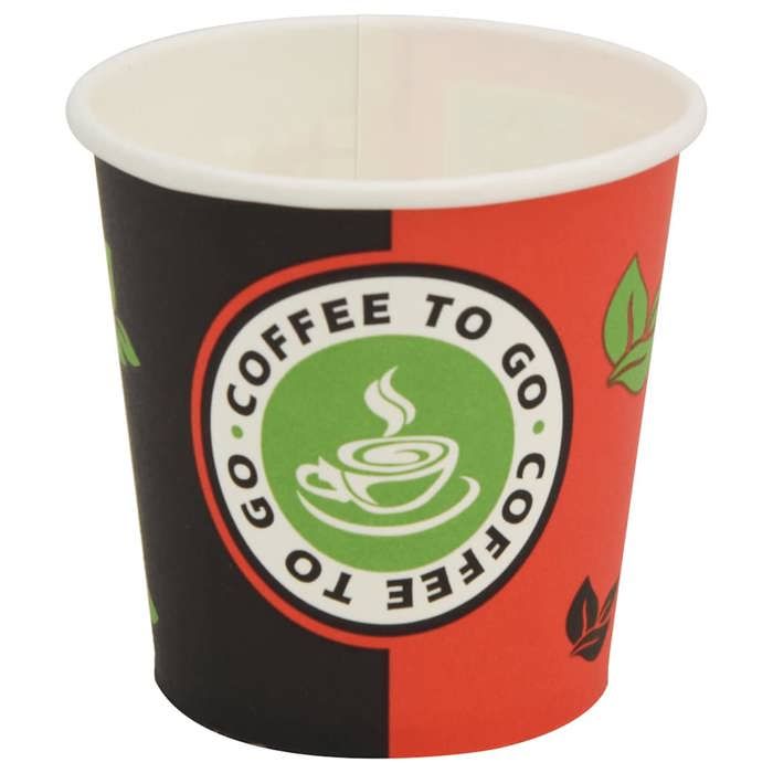 VidaXL Disposable Coffee Cup 1000 Pcs Paper 120 Ml (4 Oz)