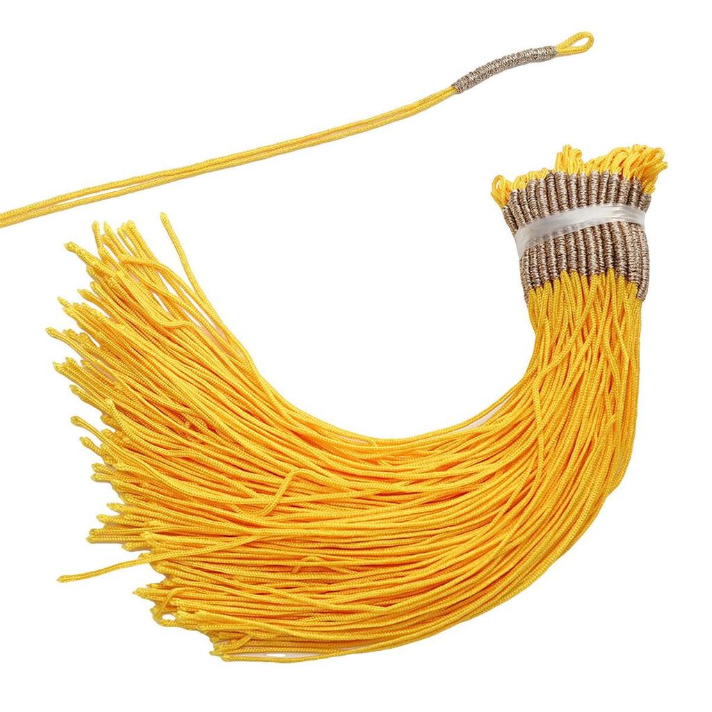 1mm Złoty Drut Tkany Sznur: Ręcznie robiona nić poliestrowa do tworzenia bransoletek i biżuterii DIY