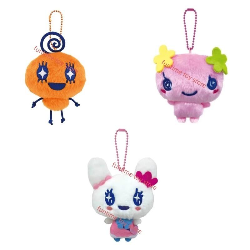 Kawaii Tamagotchii Plush Doll Pendant Funny Stuffed Mimiji Tama Family Backpack Pendant Collection Toy For Kid Birthday Gifts