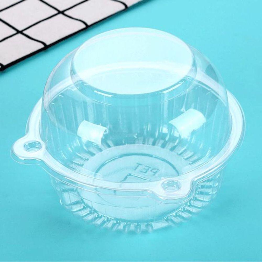 Oil-proof Transparent Dessert Boxes No Leakage Cat Head Cake Box for 100pcs Wedding