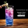 ZISIZ Transparent Cocktail & Juice Glass Set