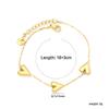 Stainless Steel Bracelet, Personalized and Creative Asymmetrical Splicing Love Pendant Chain Stainless Steel Bracelet