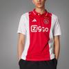 Adidas Domácí dres Ajax Amsterdam 24/25 Odvádějící vlhkost Pohodlné Fotbalové tričko s krátkým rukávem Pánské Topy Bílá Červená IT6168