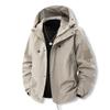 New Spring and Autumn Men's Jacket Outdoor Mountaineering Suit Student Workwear Multi-bag Waterproof Jacket Couple Jacket Top Men
