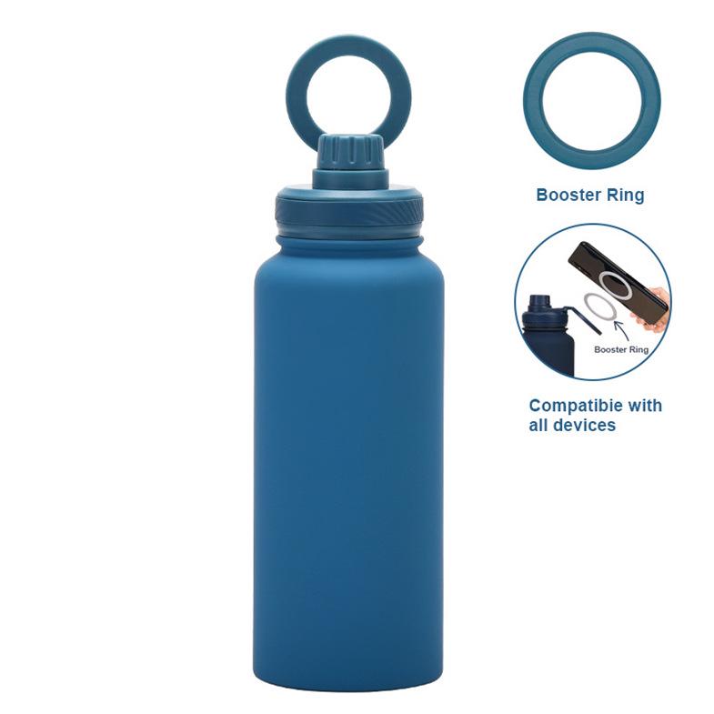 Magnetic Lid Sports Water Bottle
