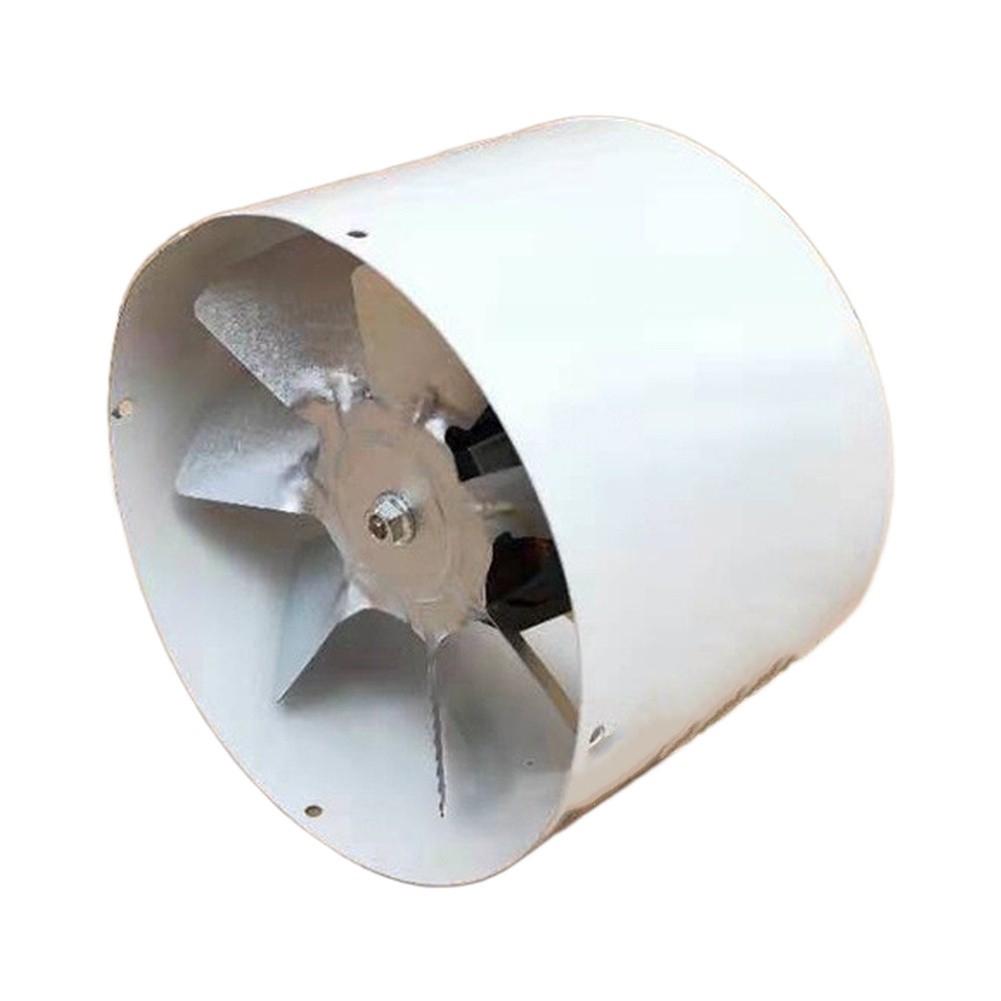 5 inch Metal Inline Duct Fan for Exhaust Applications with 450m3/h Air Volume 58Pa Total Pressure and AC220V 35W Power Input