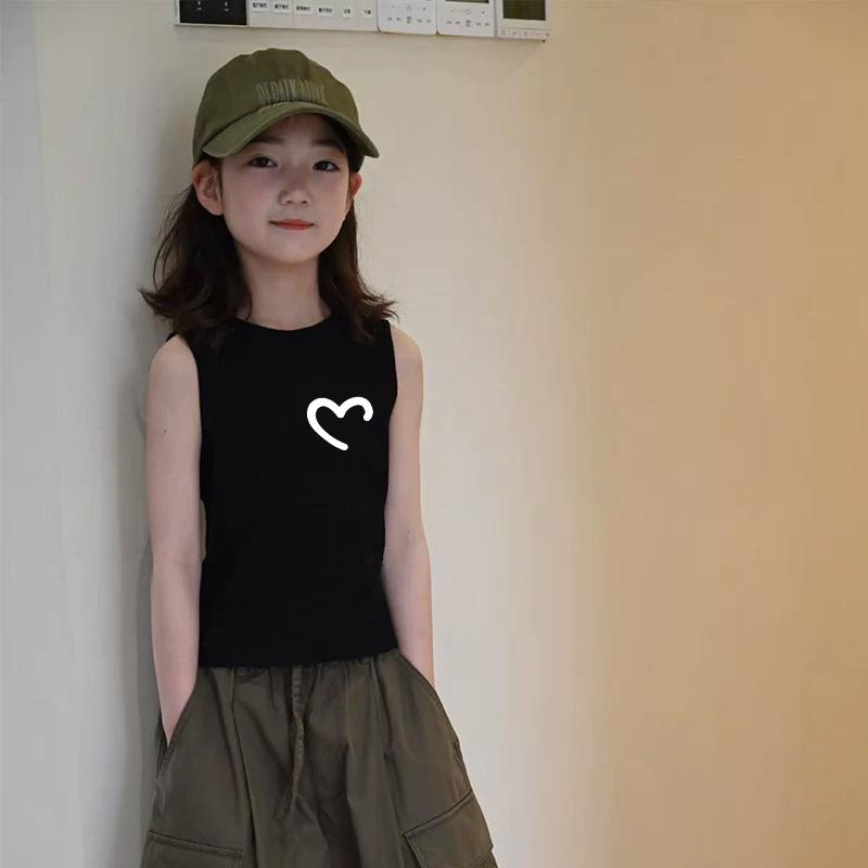 Girls' Trendy Sleeveless Summer Tank Top (Ages 6-15)