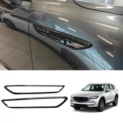 For Mazda CX-70 Car Accessories Carbon Fiber Fender Vent Outlet Frame Trim Cover