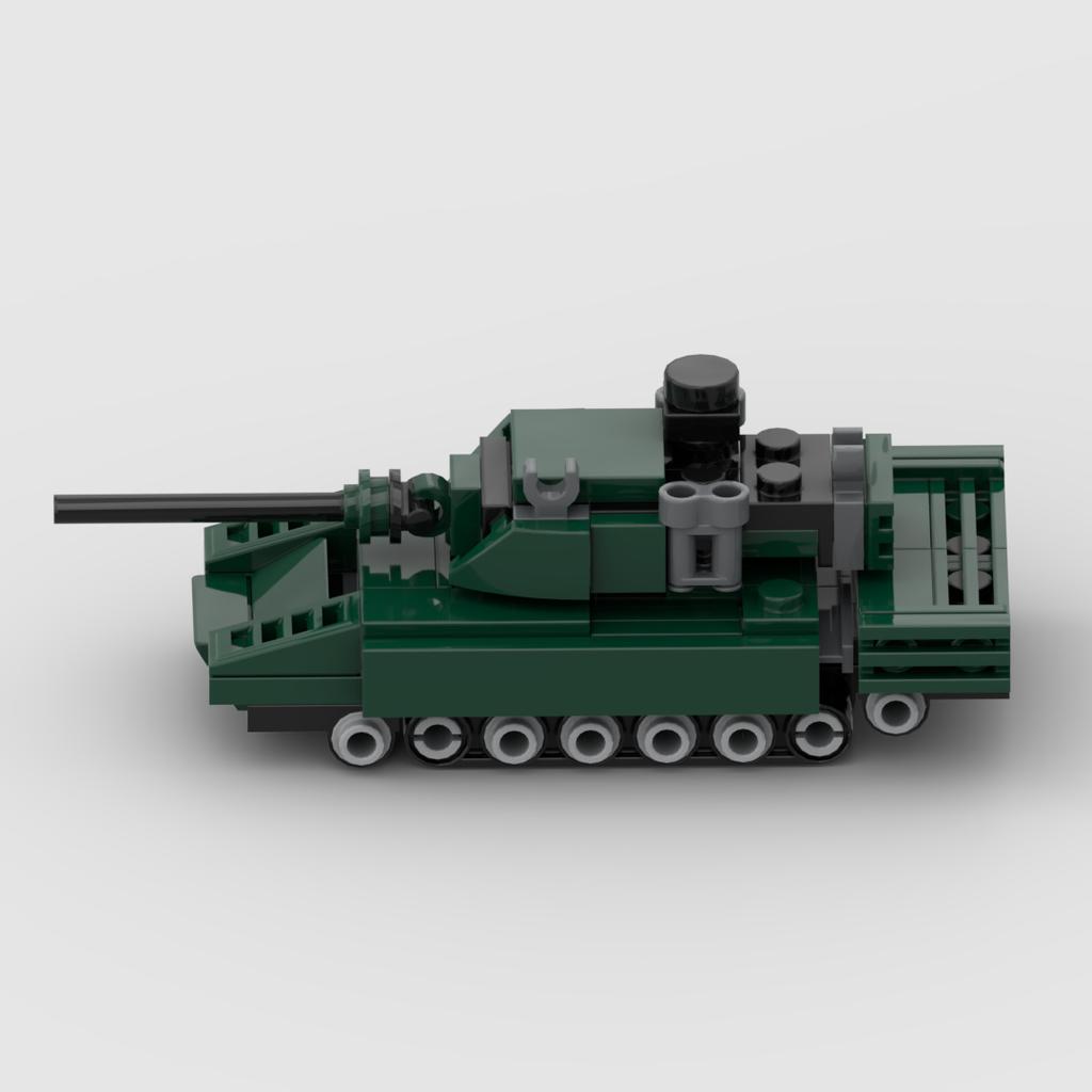 Klocki MOC Model Czołgu Seria Wojskowa T-14 II Wojna Światowa Maus Ciężki Czołg ASU-57 Zabawka do Składania dla Chłopców Prezent