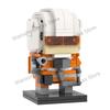 MOOXI MOC Space War Brickheadz Interstellar Sci-Fi Robot Compatible Figures Building Blocks Adults Toys For Children Gift Bricks