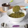 8/13Pcs Long Handle Measuring Spoons Set Stainless Steel Coffee Sugar Scoop  Flour Measuring