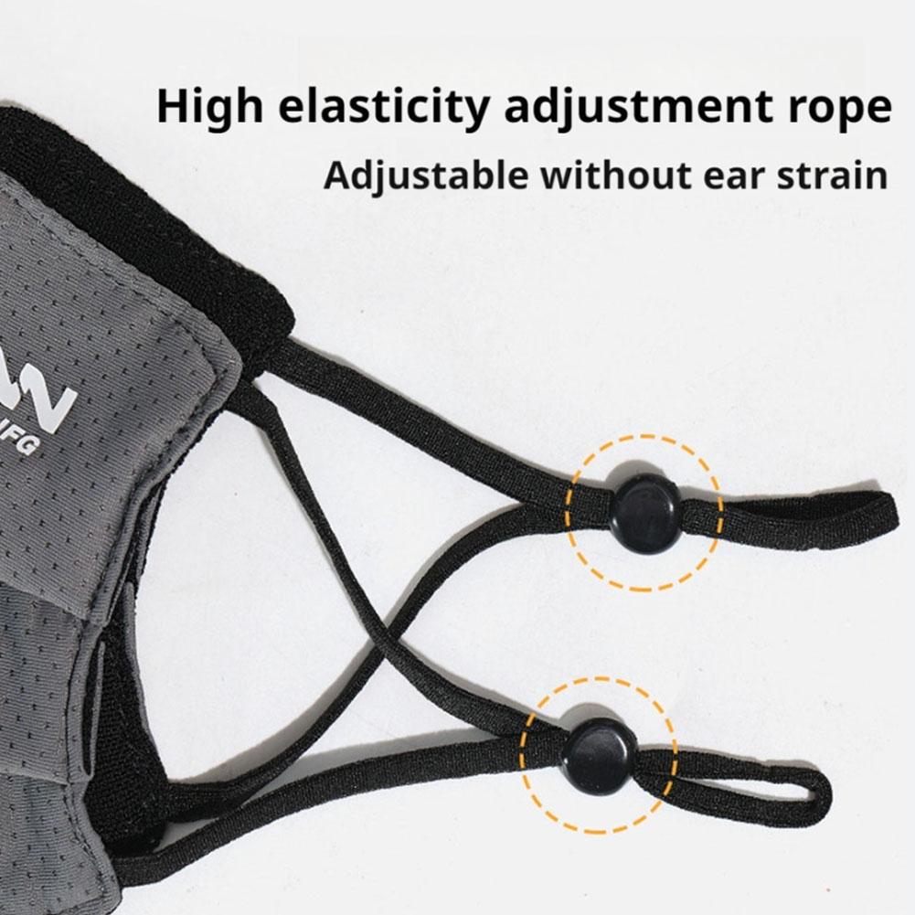 Breathable Ice Silk Face Cover UV Face Shield Washable Reusable Sun Protection Face Mask for Motorcycle Running Riding Exercise