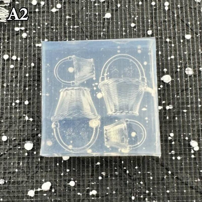 

Flowers Nail Silicone Relief Flower Basket Shape Nail Art Mold 3D Nail Decoration Accessories Manicure Tool