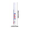 Oil-Based Paint Markers 12pcs Oil-Based White Paint Pen Marker No Fading Quick Drying Vehicle Maintenance Tool Drawing Crafting