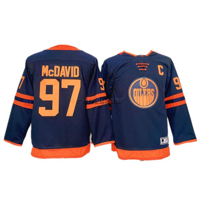 Kids Ice Hockey Jersey Toronto Maple Leafs Minnesota Edmonton Oilers Utah Team Uniform Boys