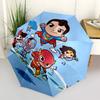 1pc Superhero Adventures Umbrella with Plastic Handle,Cartoon Pattern,Suitable for All Seasons Multi-functional Umbrella356