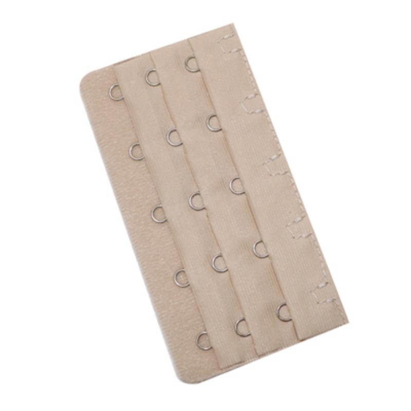 Extensor de sujetador ajustable para mujer, extensor de gancho para sujetador, accesorios íntimos para sujetador, extensión de correa de hebilla, 5 ganchos, 1 ud.