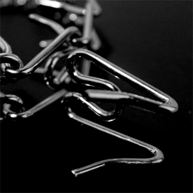 Obroża kolczasta dla psa Herm Sprengers Obroża kolczasta do szkolenia psów dla psów z gumowymi końcówkami Obroże kolczaste dla dużych psów