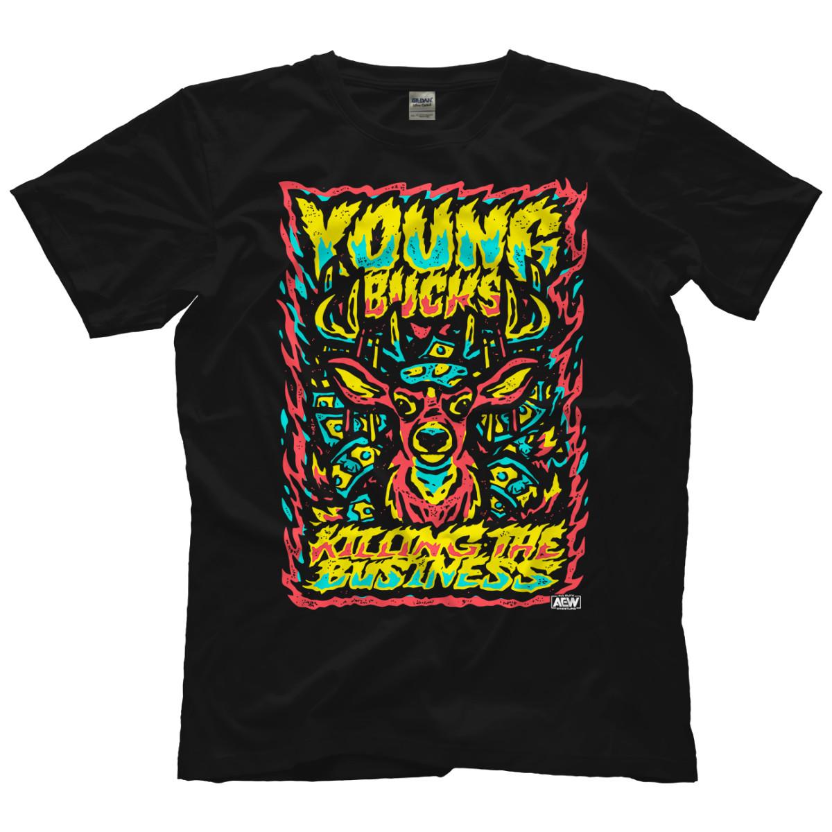 Young Bucks - Money To Burn AEW Official T-Shirt S разноцветный
