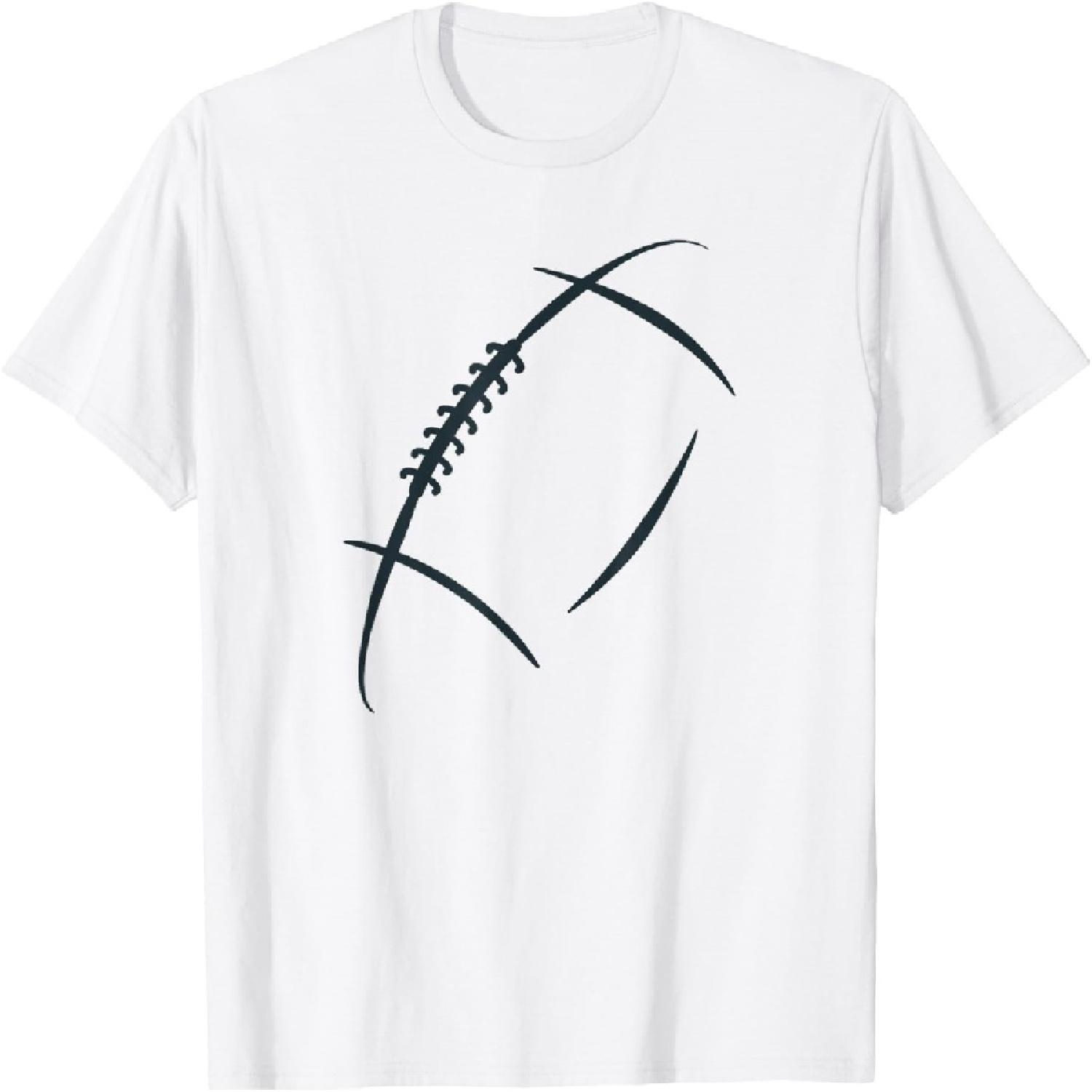 Графика американского футбола, Футболка с футболом XXXXXL белый