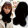 Faux Fur Neck Warmer Scarf - Cozy, Windproof & Stylish for Winter Outings