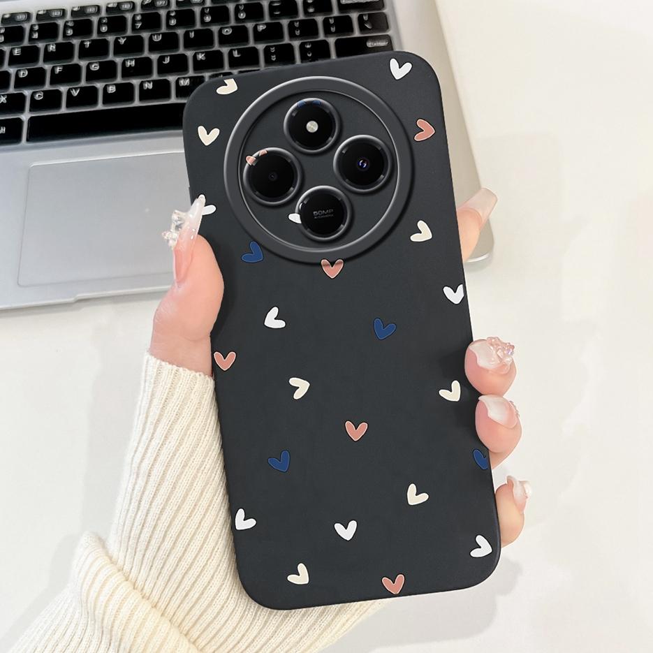 Für Xiaomi Redmi 14C Hülle Stylische Sonnenblume Hübsche Mädchen Rückabdeckung Weiche TPU Handyhülle Für Xiaomi Poco C75 C 75 Redmi14C Fundas