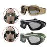 Outdoor Augenschutz Bequeme Airsoft Schutzbrille Goggles Anti-Beschlag Mit Metallgitter/PC-Linse Für Paintball Jagd