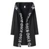 2024 Hot Selling Women's Punk Moon Print Long Sleeve Cardigan Hoodie