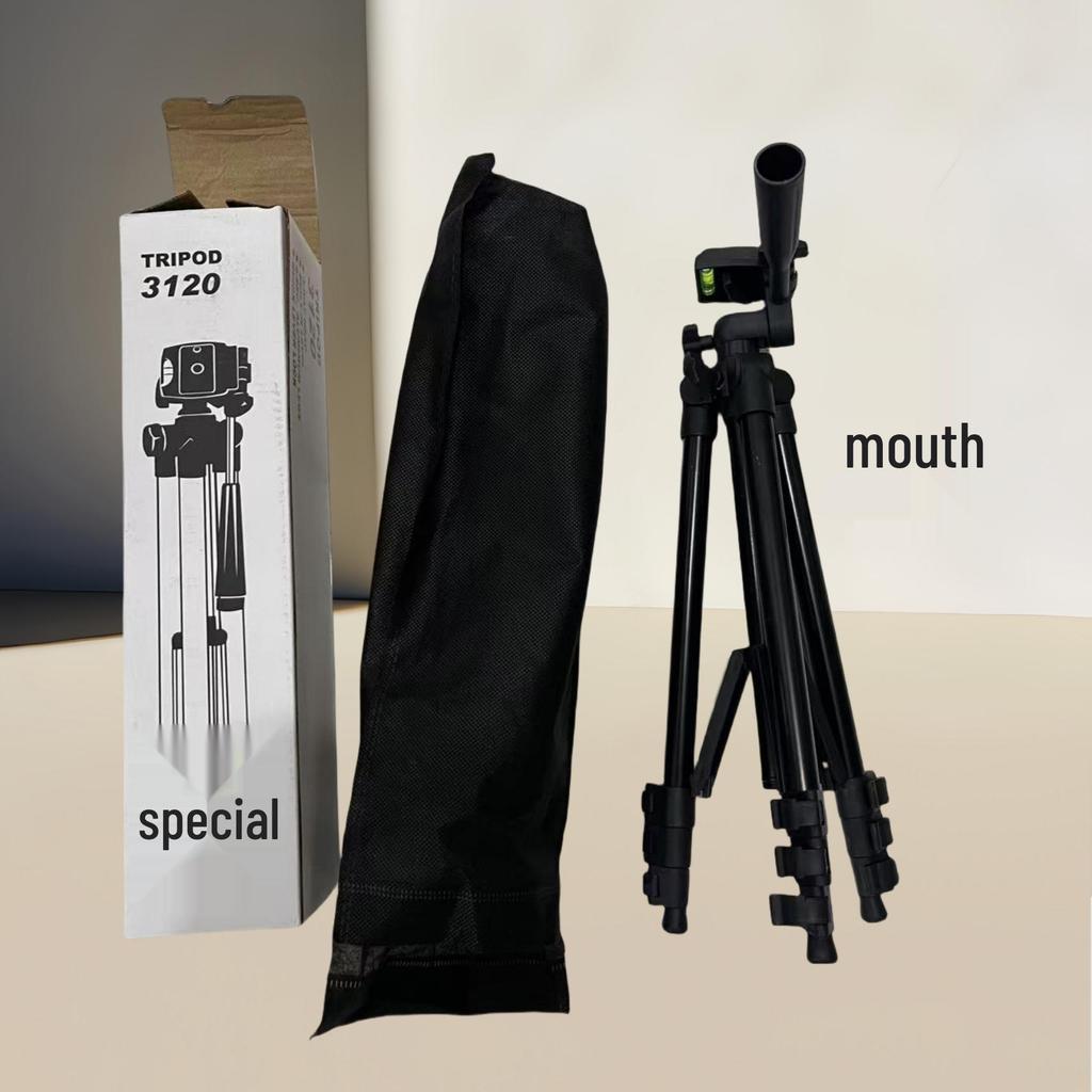 Compact Camera Tripod & Mobile Phone Holder for Selfie, Live Streaming, and Photography