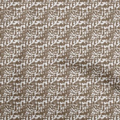 Tela Marrón Algodón Elástico Abstractos Proyectos de Manualidades Decoración Tela Estampada Por Yarda 40 Pulgadas