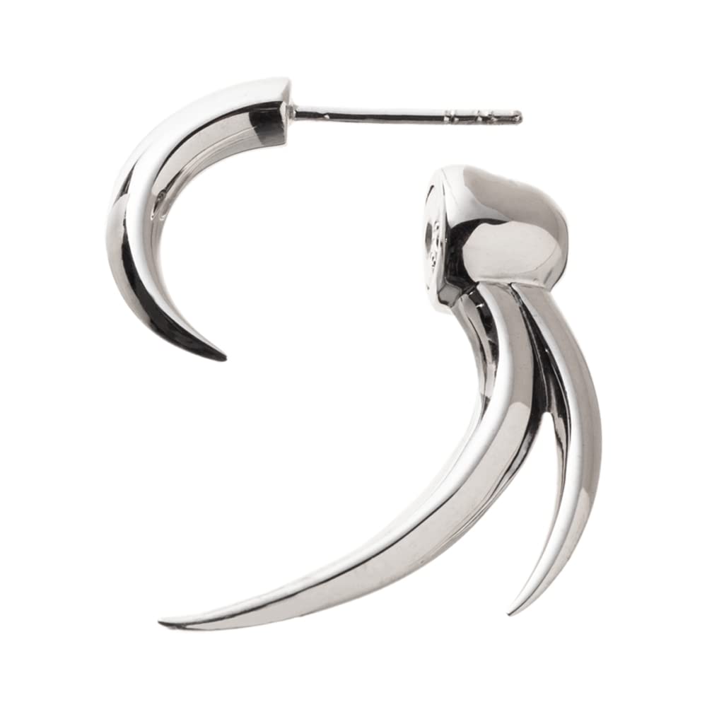 Artemis Classic Cyclone Earrings (ac-ace0154) - Men's Silver Accessories, Brand Jewelry, Silver, Silver Hoop Earrings, 925 Sterling Silver