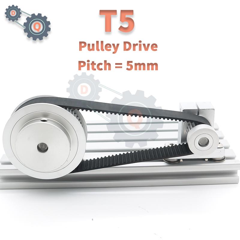 T5 Timing Belt Length 480mm To 960mm Pitch 5mm Belt Width 10 15 20 25mm T5 Synchronous Belts for CNC T5 Rubber Closed Loop Belt